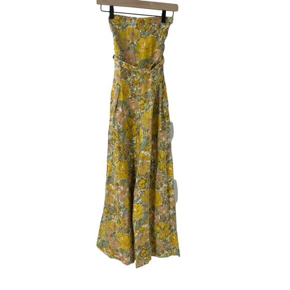 Faithfull Alegrias Linen Wide Leg Jumpsuit Sz XS - Picture 4 of 12